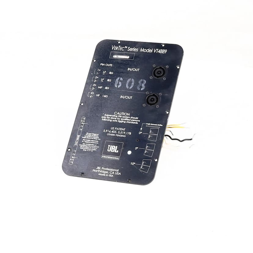 JBL Vertec VT4889 Replacement Input Panel