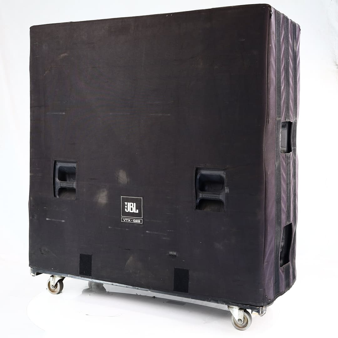 JBL VTX G28 Subwoofer with Cart and Soft Cover