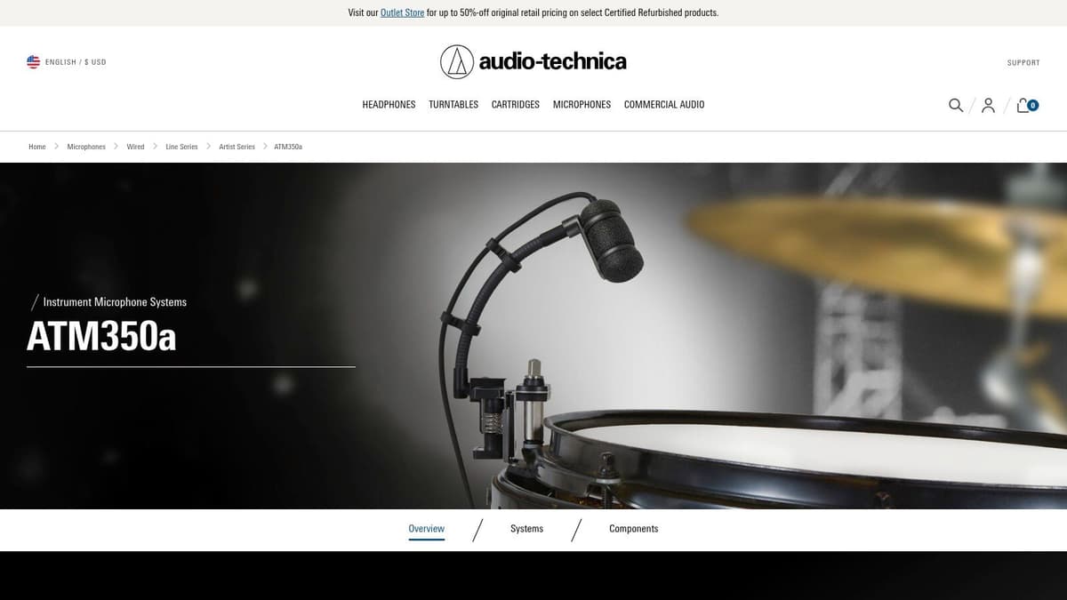 Audio-Technica ATM350a
