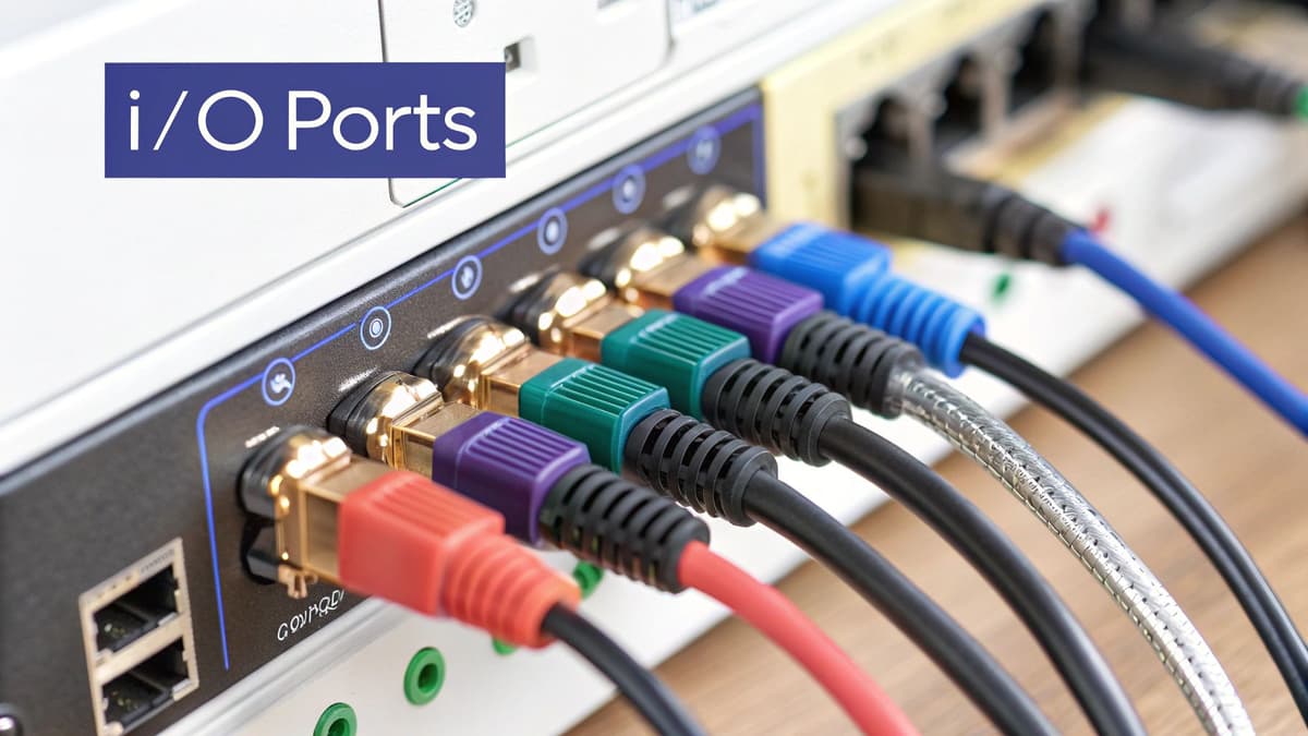 Connecting an audio interface to a live sound setup