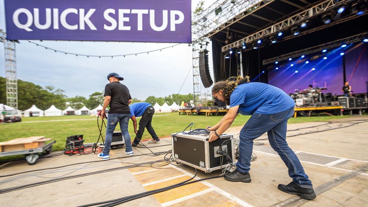 Power Distribution at a Concert