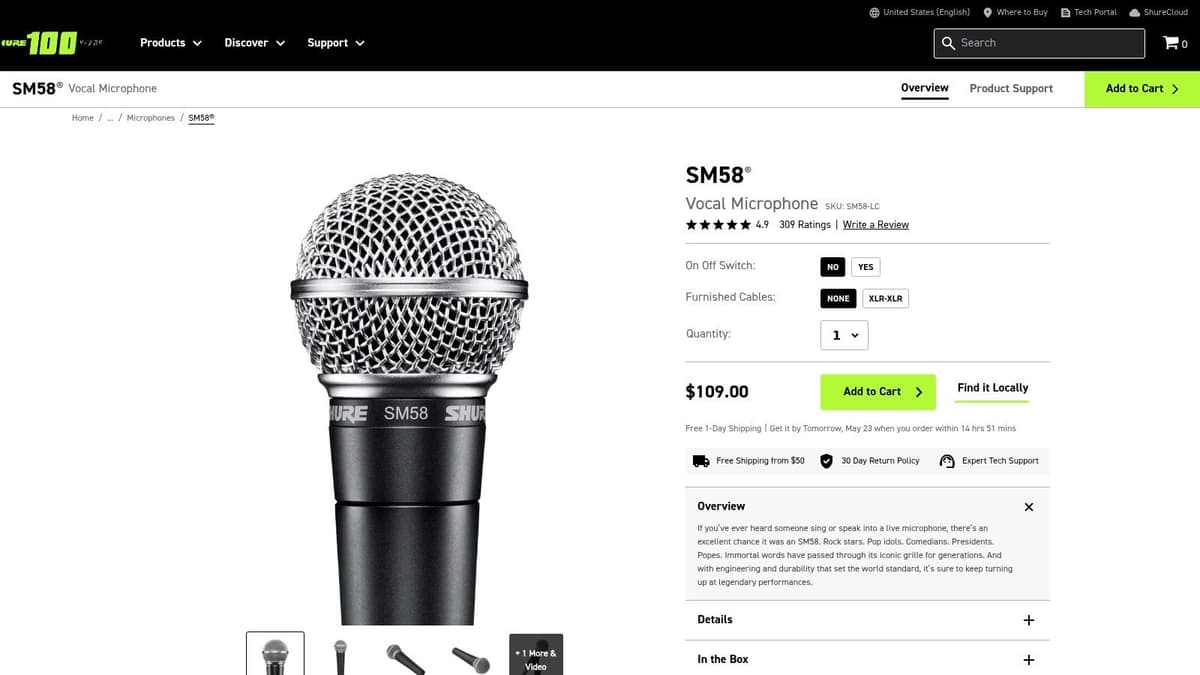 Shure SM58