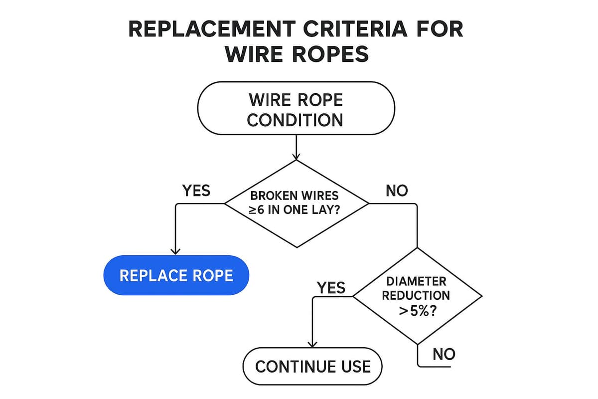 Infographic showing key data about Wire Rope and Cable Inspection