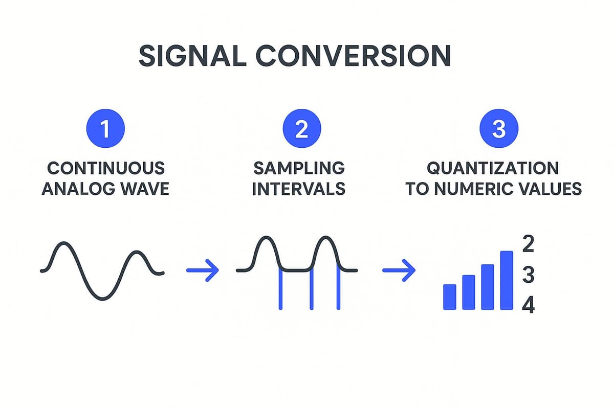 Infographic showing key data about Signal Conversion Process